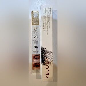 VELOUR Pretty Big Deal Peptide & Tubing Mascara BLACK New In Sealed Box
